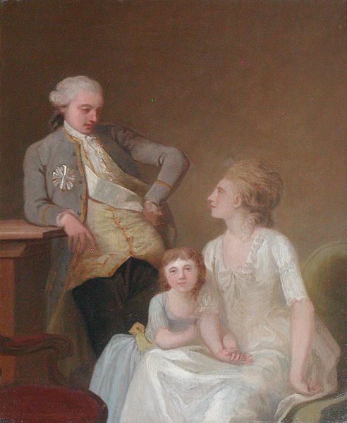 Johan Theodor Holmskjold and family